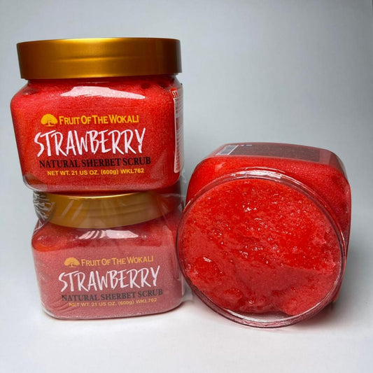 Esfoliante Corporal Fruit of the Wokali Strawberry - 600g