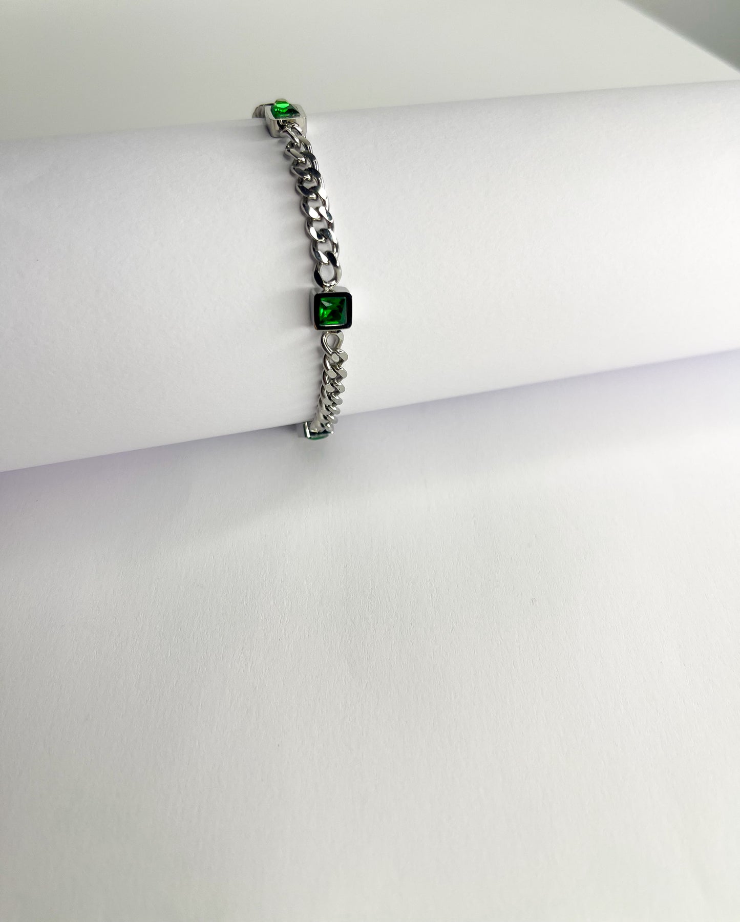 Pulseira jade - Aço Inoxidável