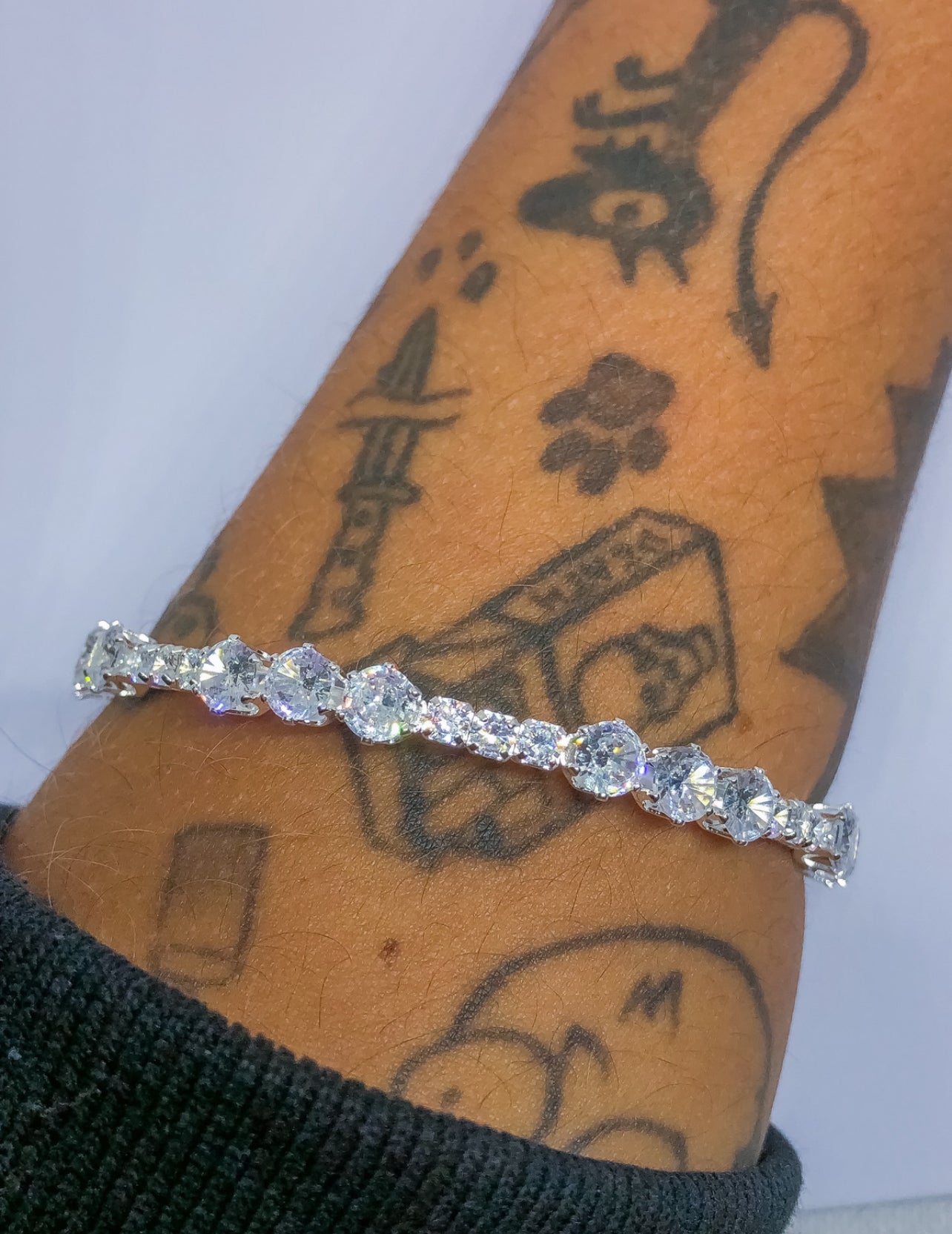 Bracelete Crystal - Prata 925