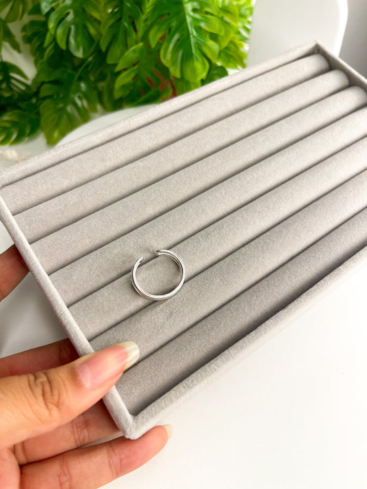 Anel Ajustável Amanda – Prata 925