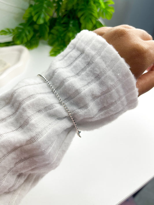 Bracelete Torcido - Prata 925