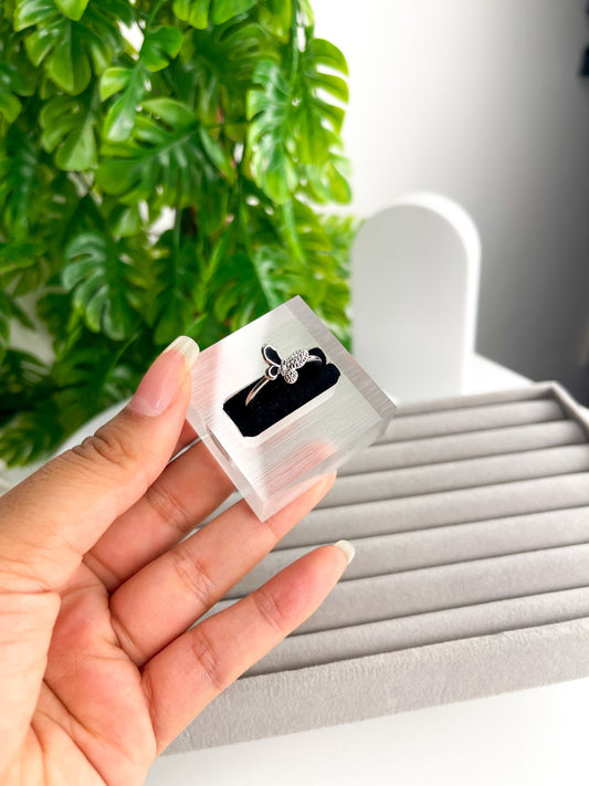 Anel Ajustável Alice - Aço Inoxidável