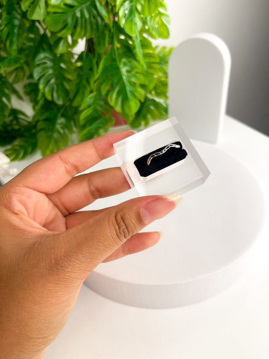 Anel Ajustável Nicole - Aço Inoxidável