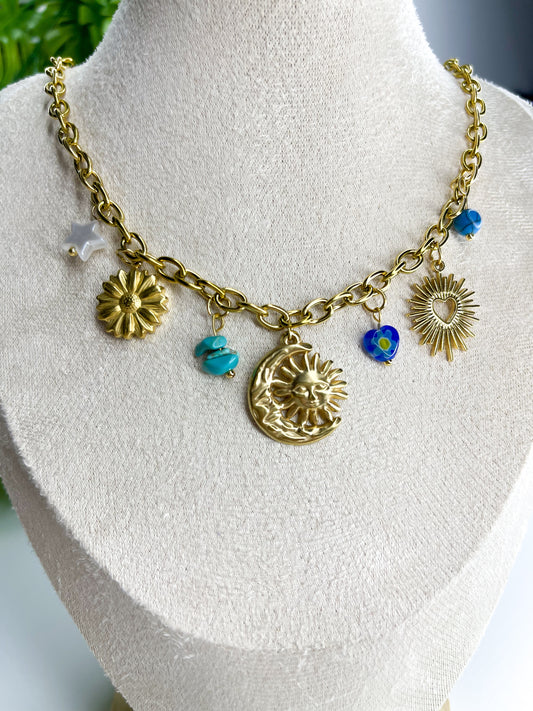 Colar Astral - Aço Inoxidável