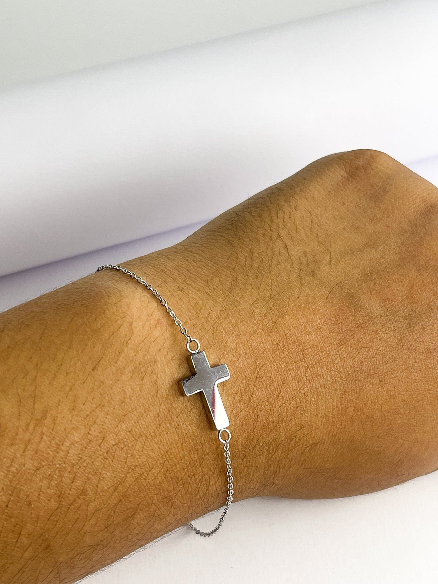 Pulseira celeste - Aço Inoxidável