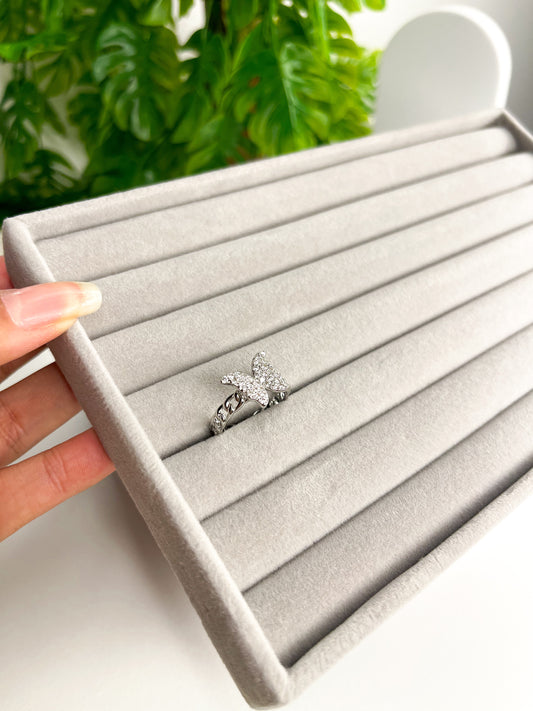 Anel Ajustável Joana - Aço Inoxidável