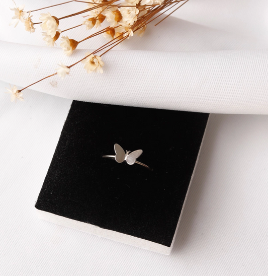 Anel Borboleta - Prata 925