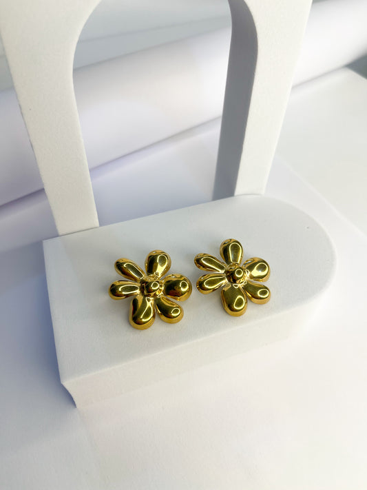 Brinco Flora - Aço Inoxidável