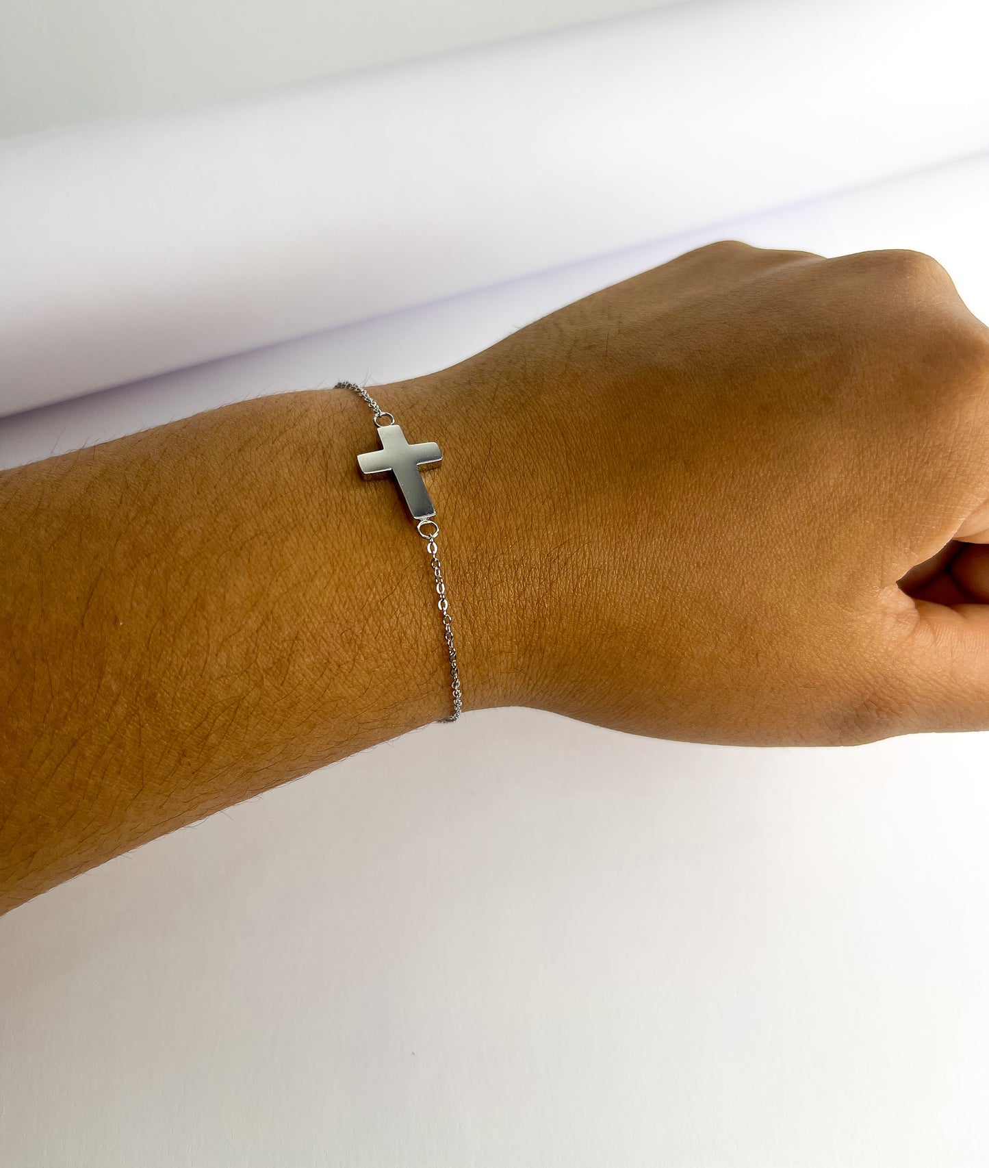 Pulseira celeste - Aço Inoxidável