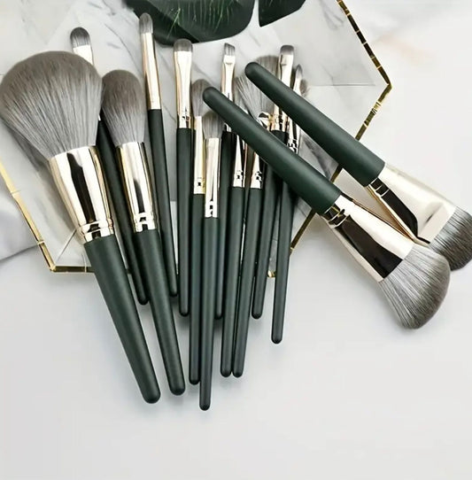 Kit de 14 pincéis de maquiagem