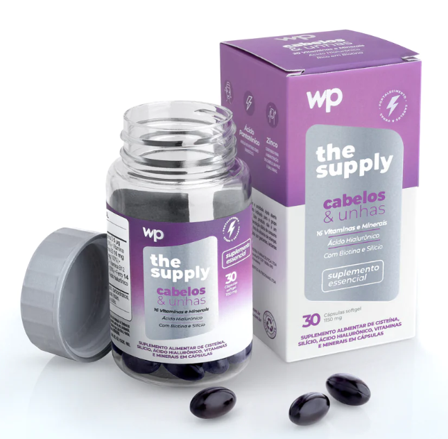Capsulas The Supply Cabelos e Unhas Wepink