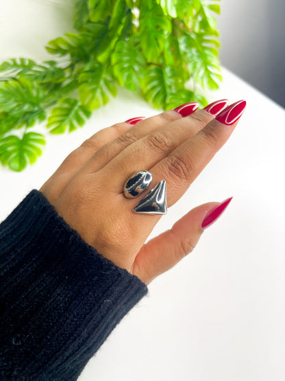 Anel ajustável Antonella - Aço Inoxidável