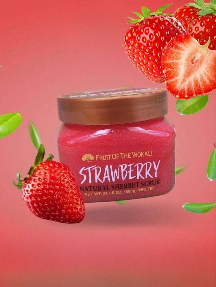 Esfoliante Corporal Fruit of the Wokali Strawberry - 600g