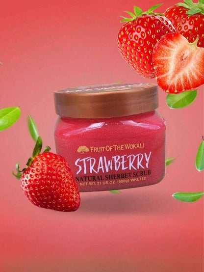 Esfoliante Corporal Fruit of the Wokali Strawberry - 600g