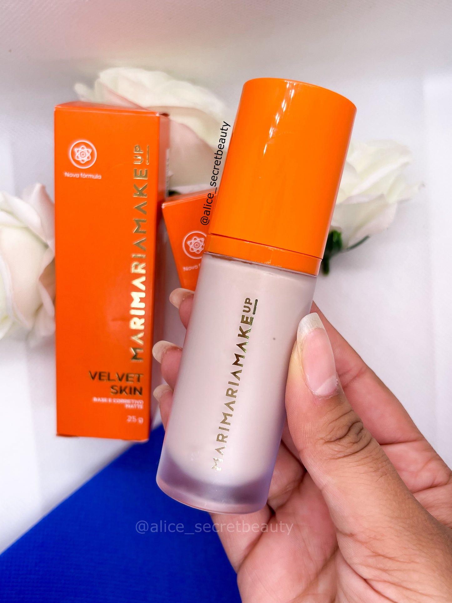 Nova Base e Corretivo Matte Velvet Skin Mari Maria - 25g