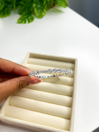 Bracelete Crystal - Prata 925