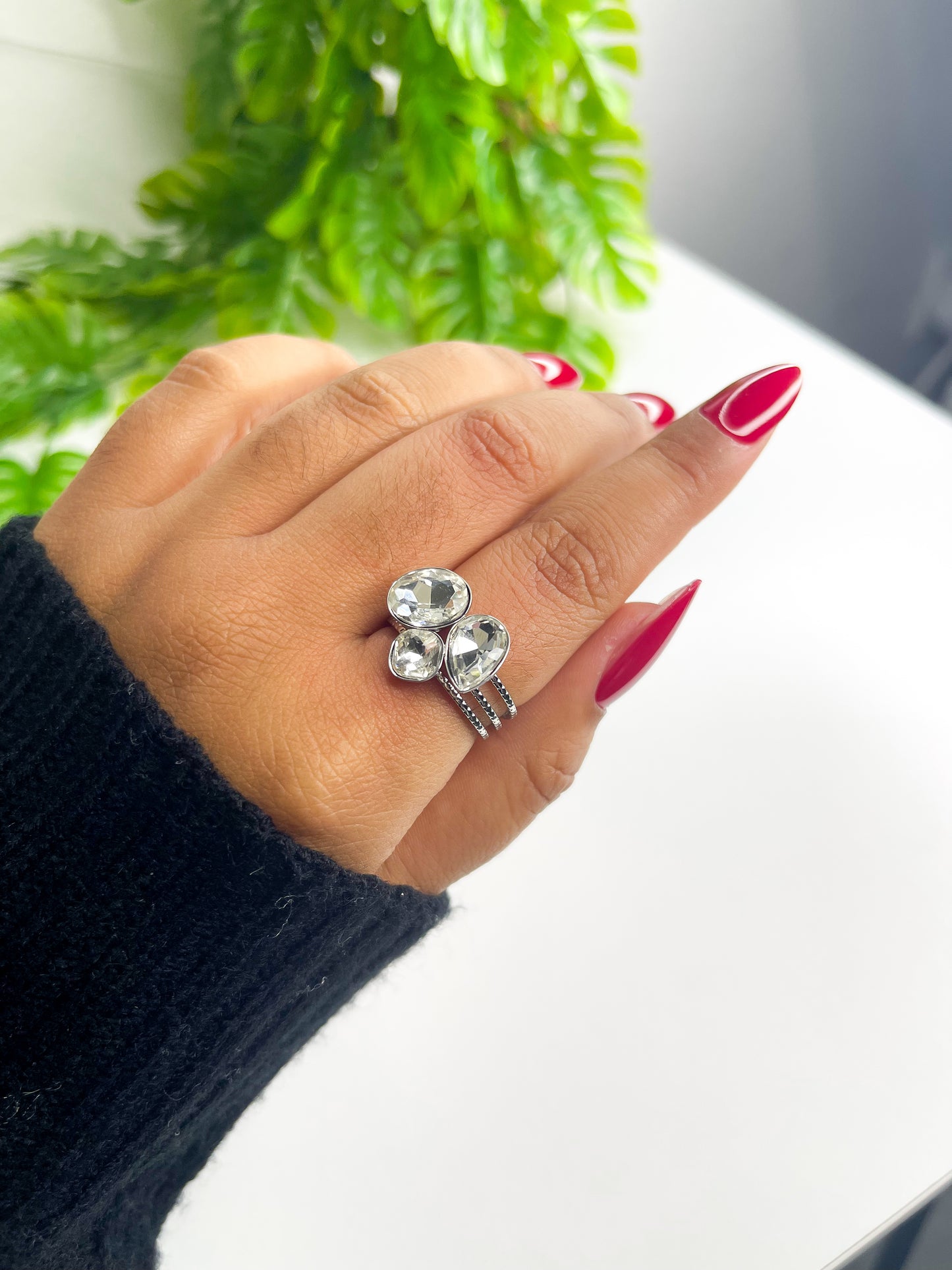 Anel Ajustável Virgínia - Aço Inoxidável