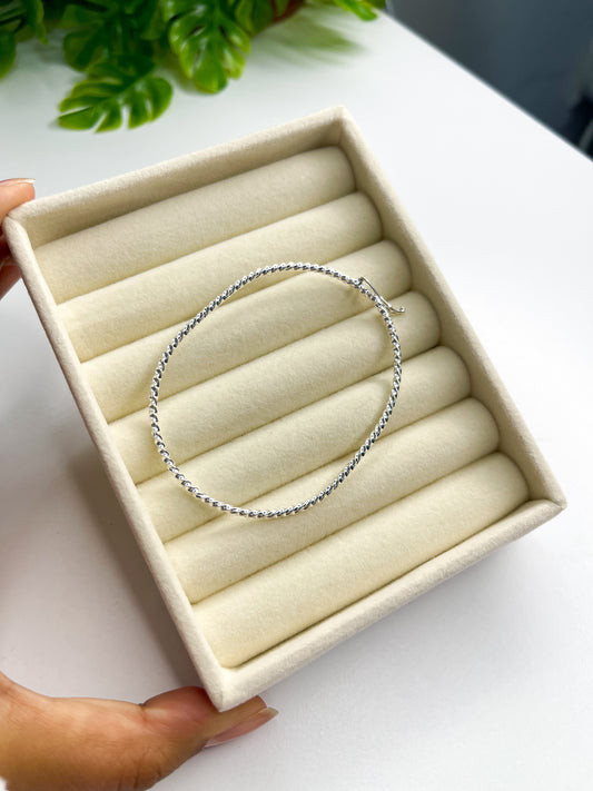 Bracelete Torcido - Prata 925