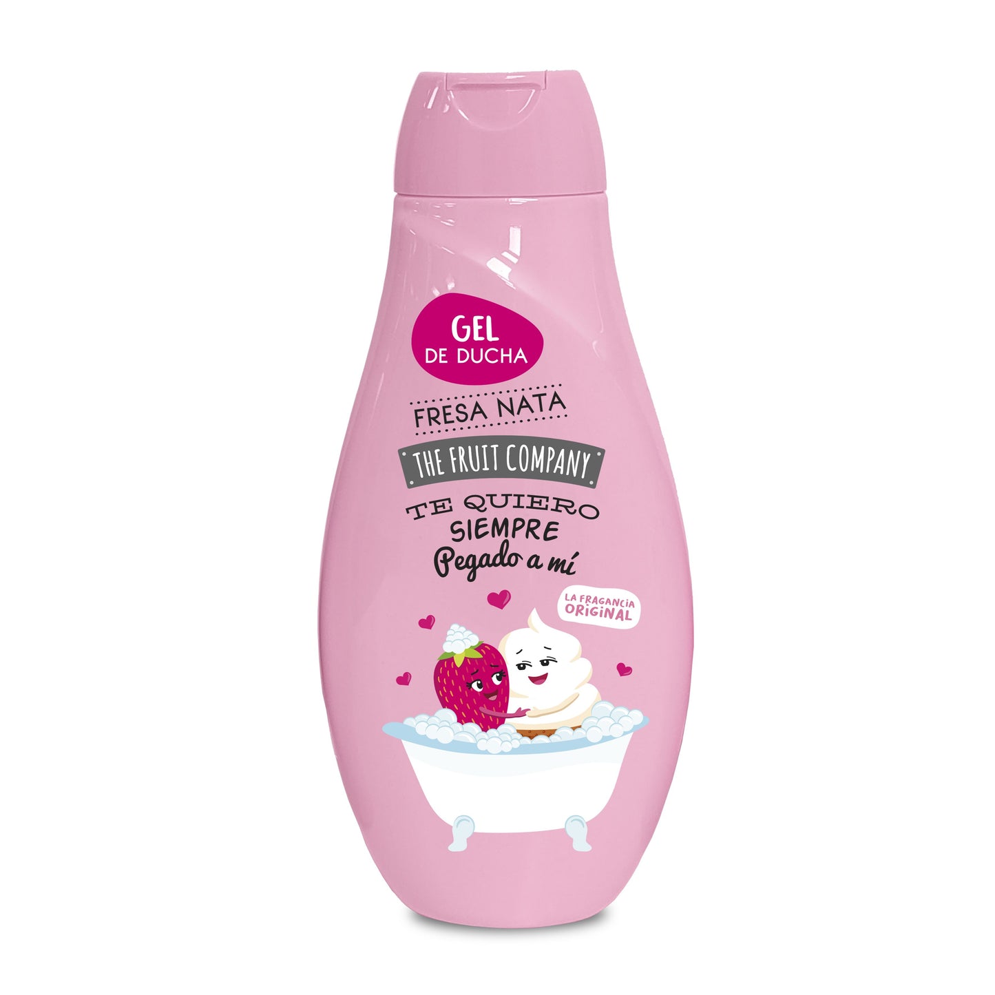 Gel de duche Morango & Creme THE FRUIT COMPANY - 600ml