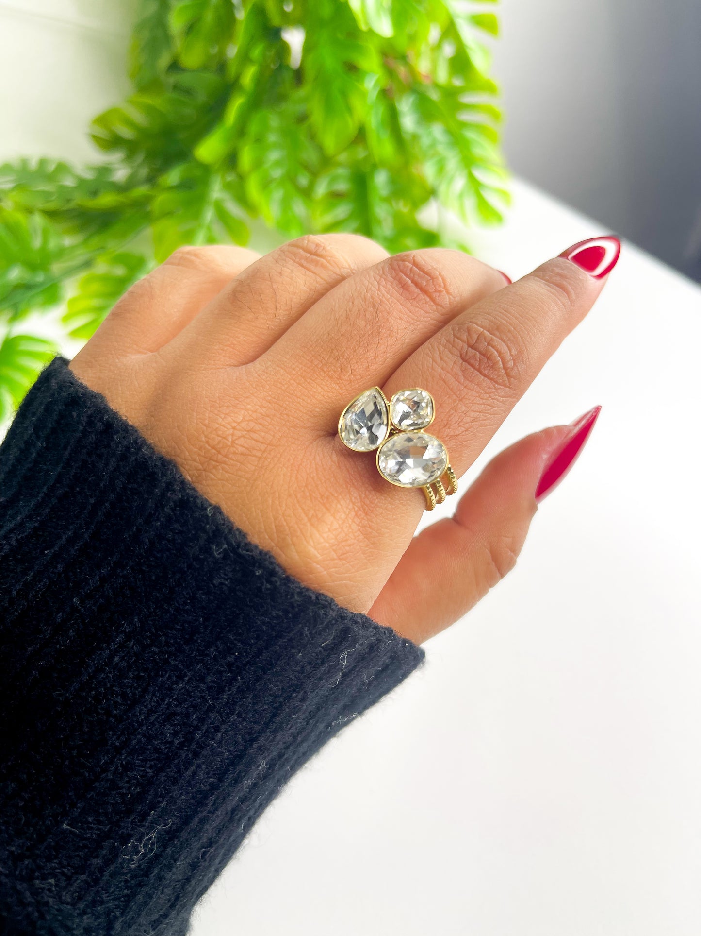 Anel Ajustável Virgínia - Aço Inoxidável