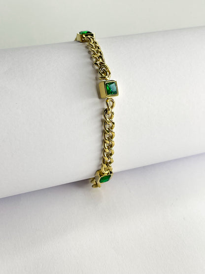 Pulseira jade - Aço Inoxidável