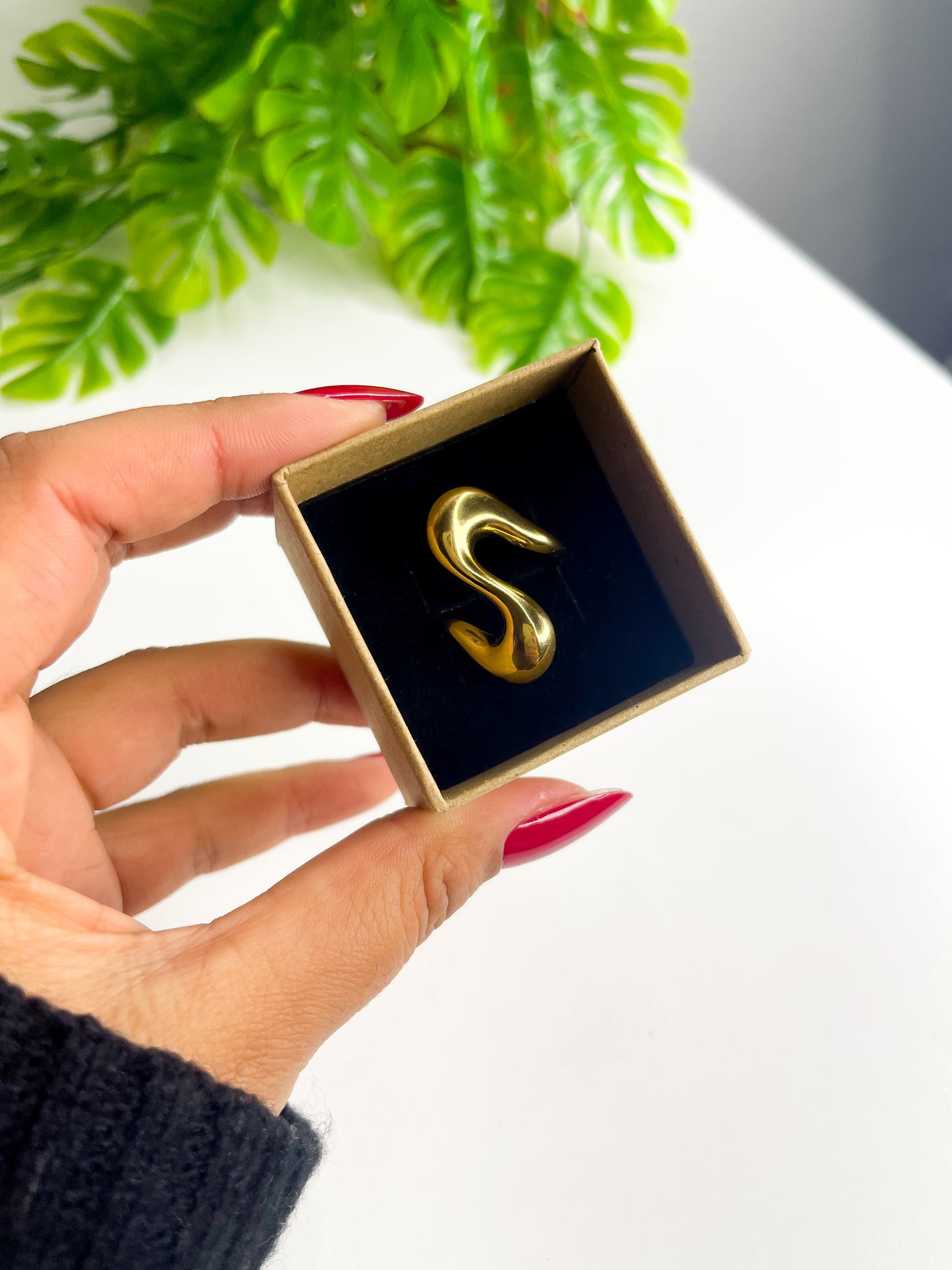 Anel Ajustável Francesca - Aço Inoxidável