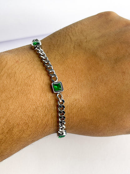 Pulseira jade - Aço Inoxidável