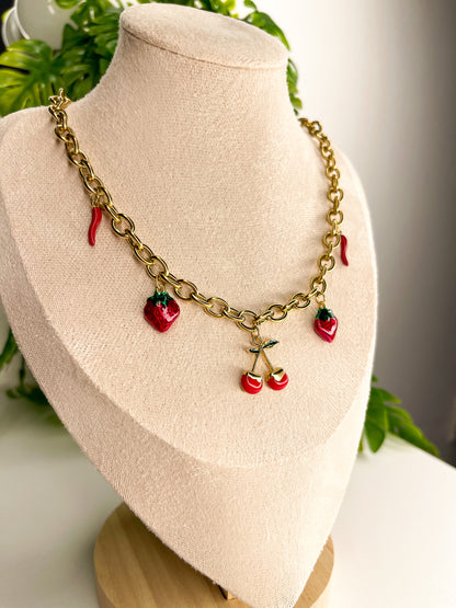 Colar Cherry - Aço Inoxidável