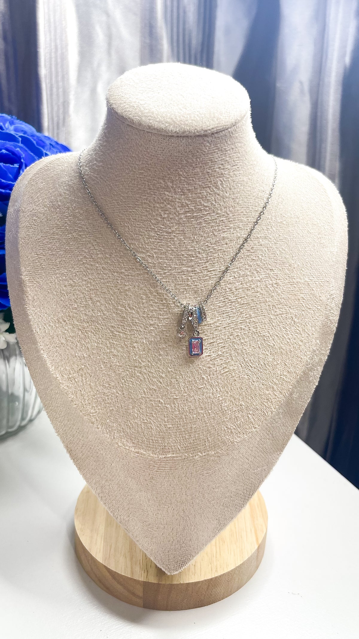 Colar Duo Charms - Aço Inoxidável