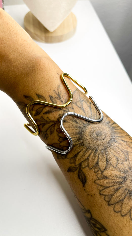 Bracelete Wave - Aço Inoxidável