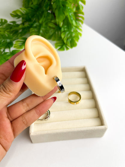 Conjunto Inspiração Cartier - 3 peças Prata - Aço inoxidável