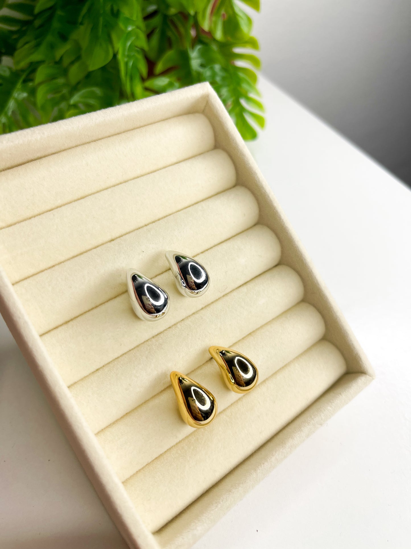 Brinco gota 2,7cm - Aço Inoxidável