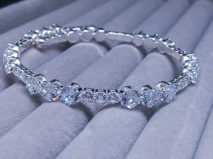 Bracelete Crystal - Prata 925
