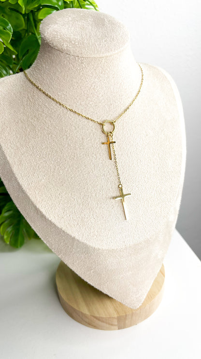 Colar Faith - Aço Inoxidável