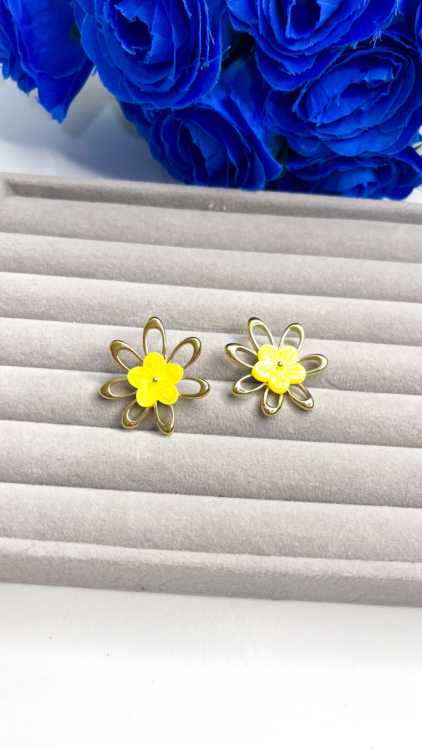 Brinco Daisy - Aço Inoxidável