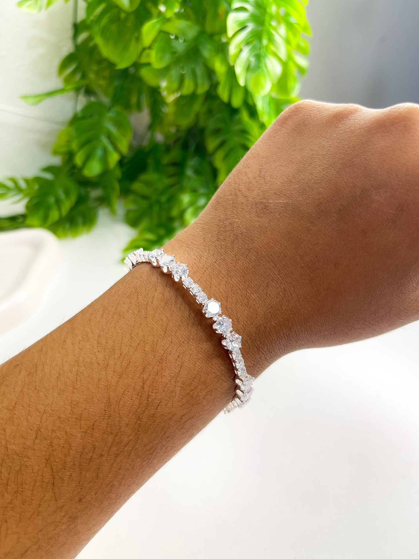 Bracelete Crystal - Prata 925