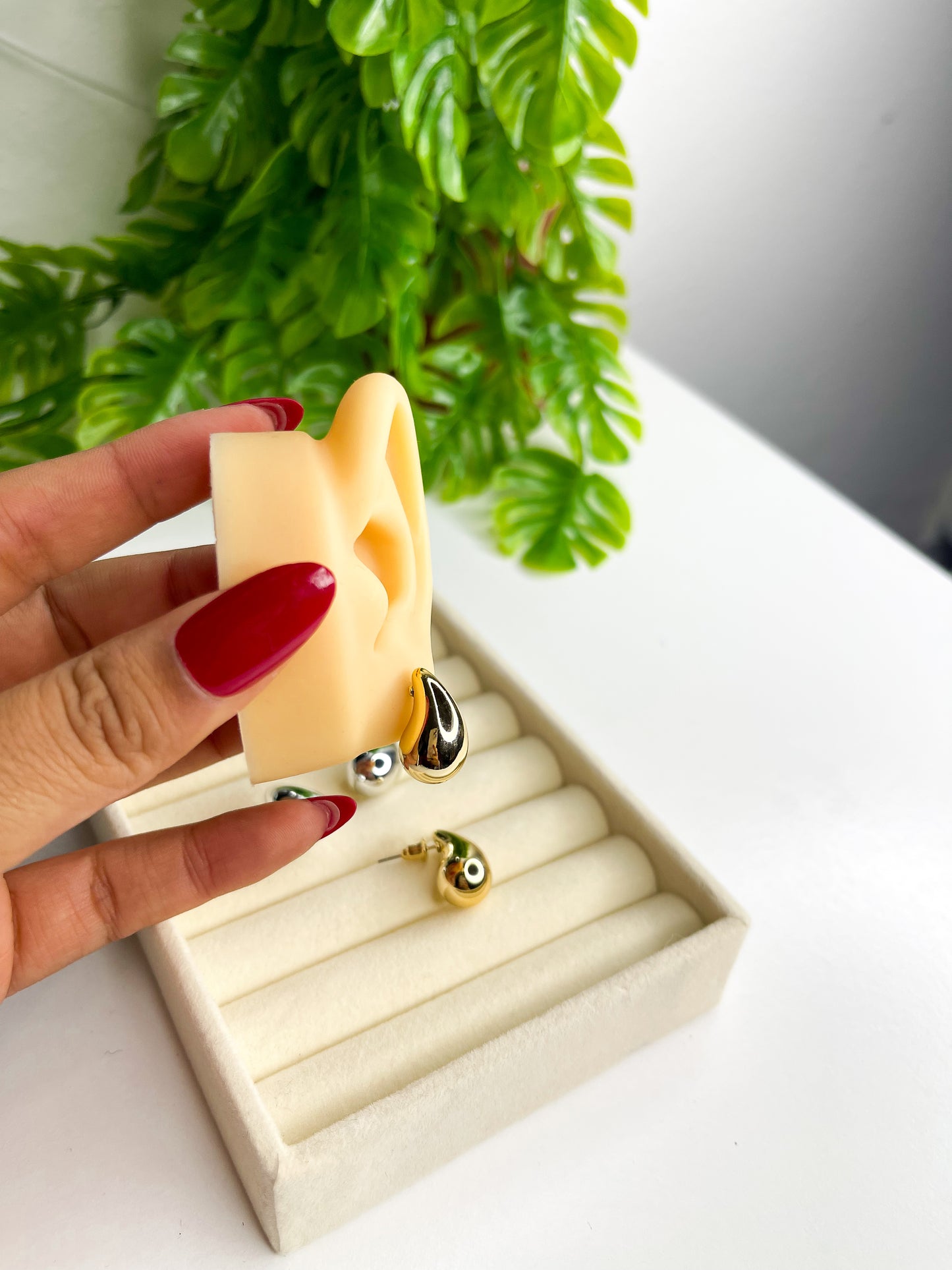 Brinco gota 2,7cm - Aço Inoxidável