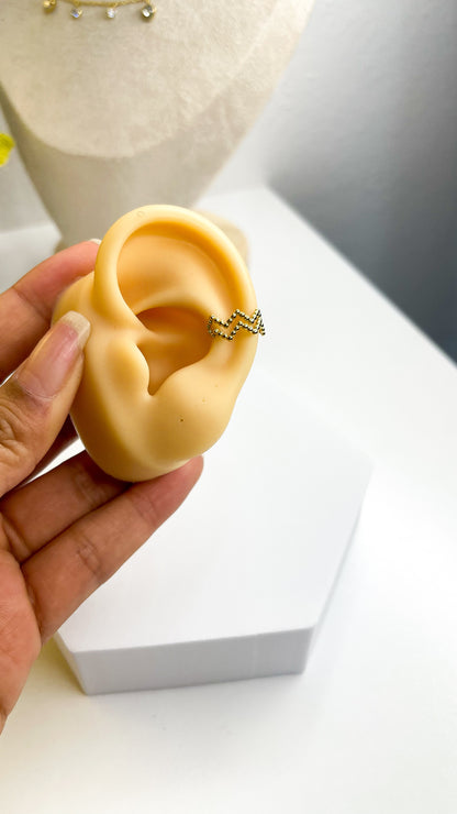 Ear Cuff Ziggy - Aço Inoxidável
