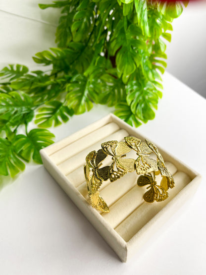 Bracelete Borboleta - Aço inoxidável