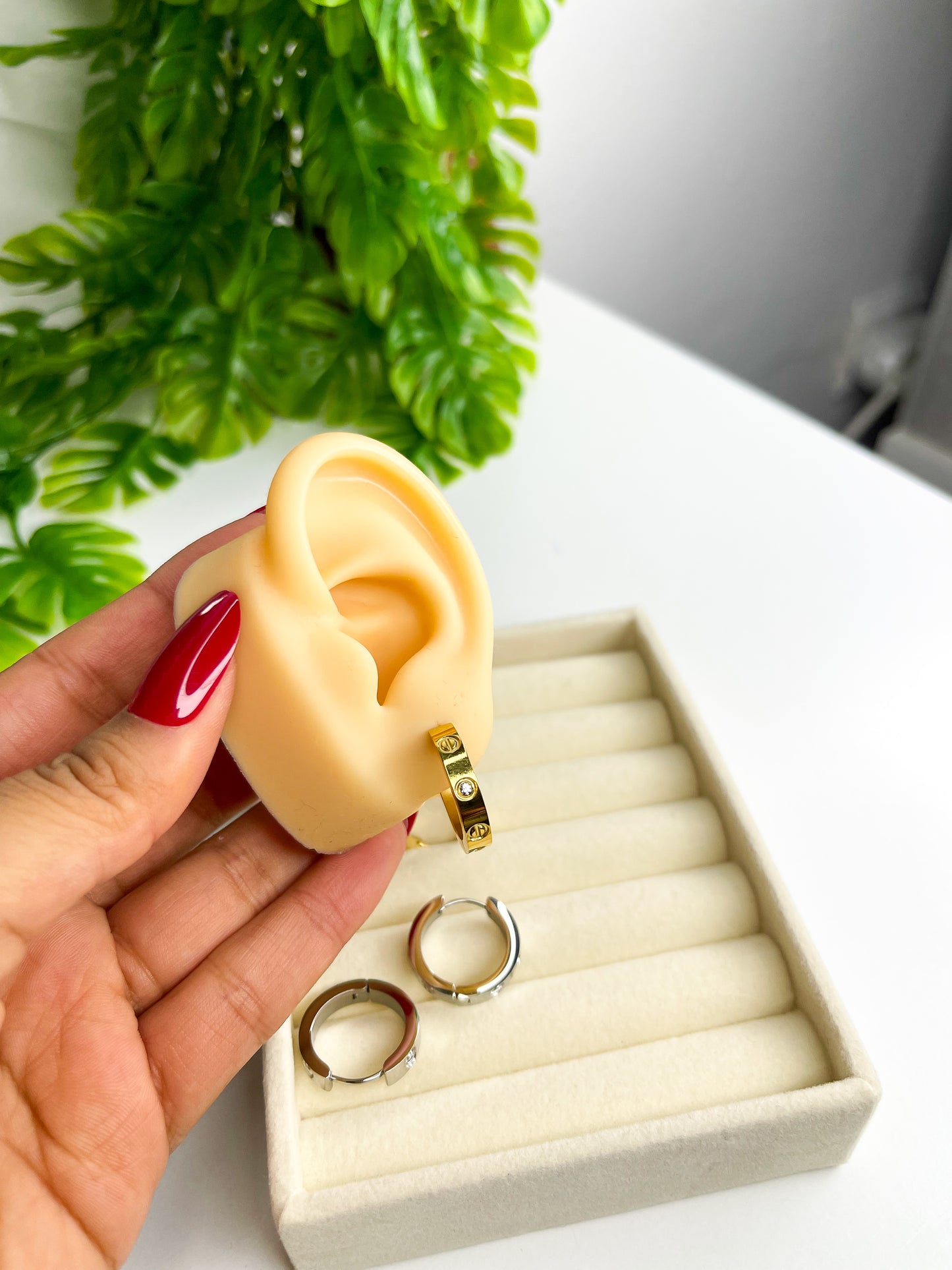 Conjunto Inspiração Cartier - 3 peças Prata - Aço inoxidável