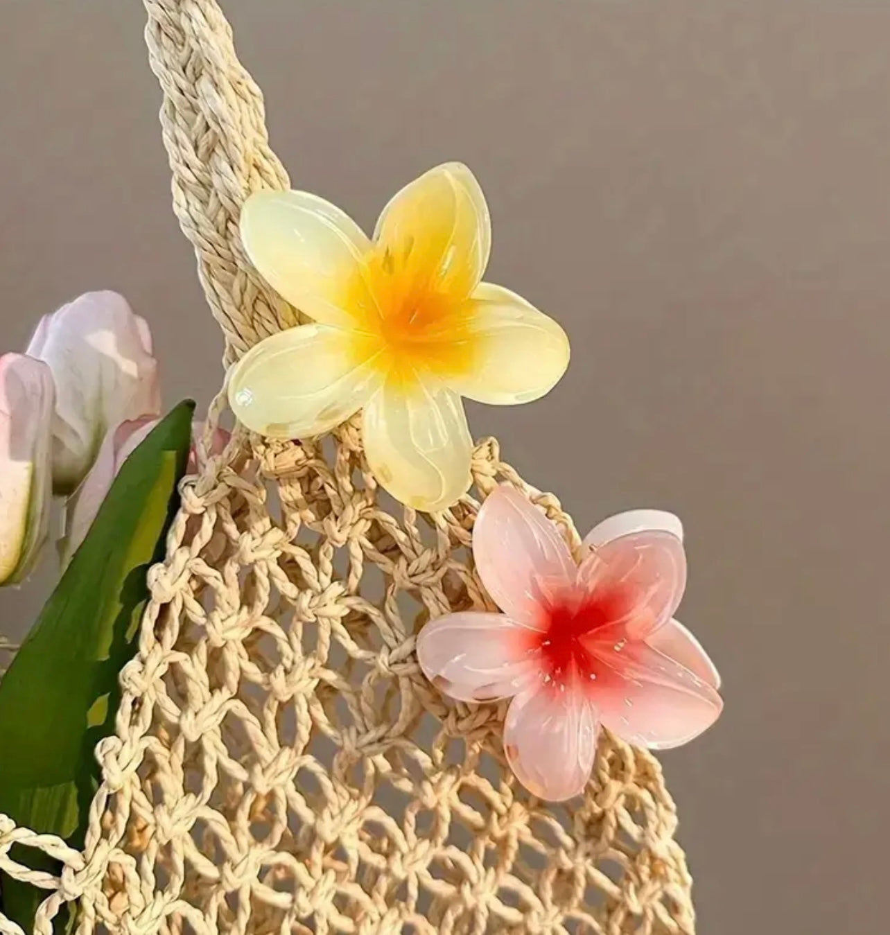 Presilha de cabelo Flor