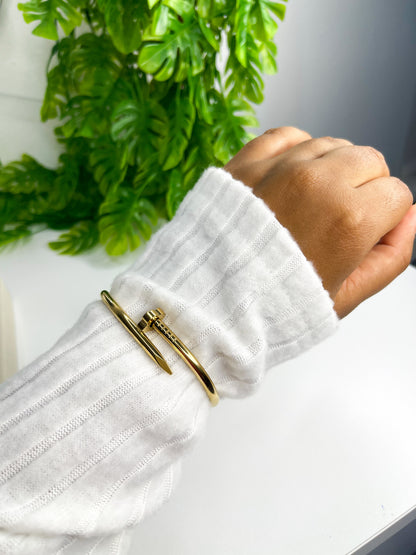 Bracelete Prego - Aço inoxidável