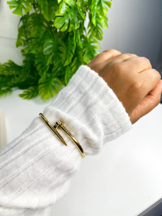 Bracelete Prego - Aço inoxidável