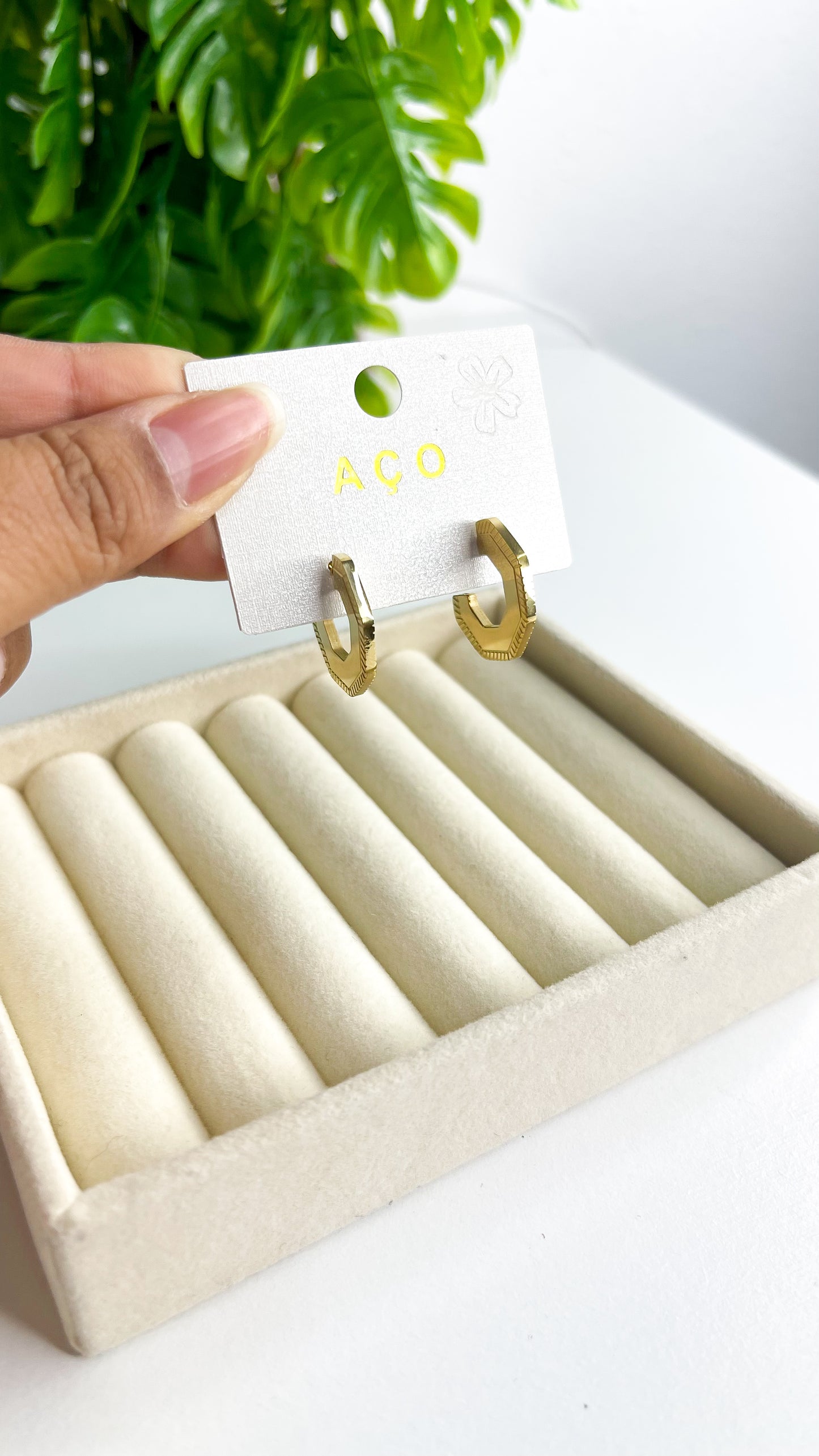 Brinco Milano - Aço Inoxidável