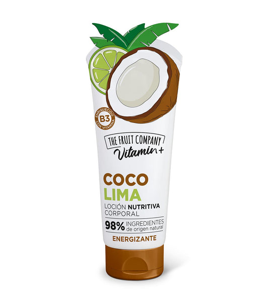 Loção corporal energizante de coco e lima THE FRUIT COMPANY - 200ml