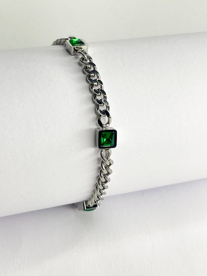 Pulseira jade - Aço Inoxidável