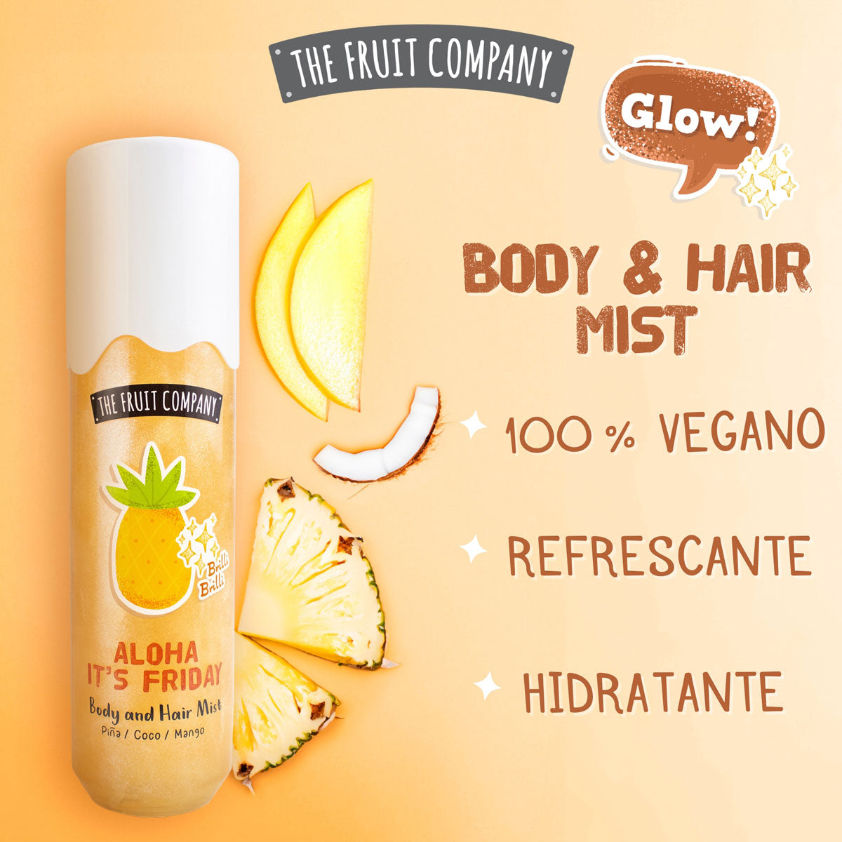 Body Hair & mist THE FRUIT COMPANY It's Friday - 200ml
