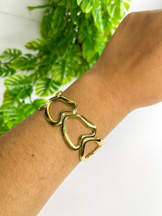 Bracelete Isadora - Aço inoxidável