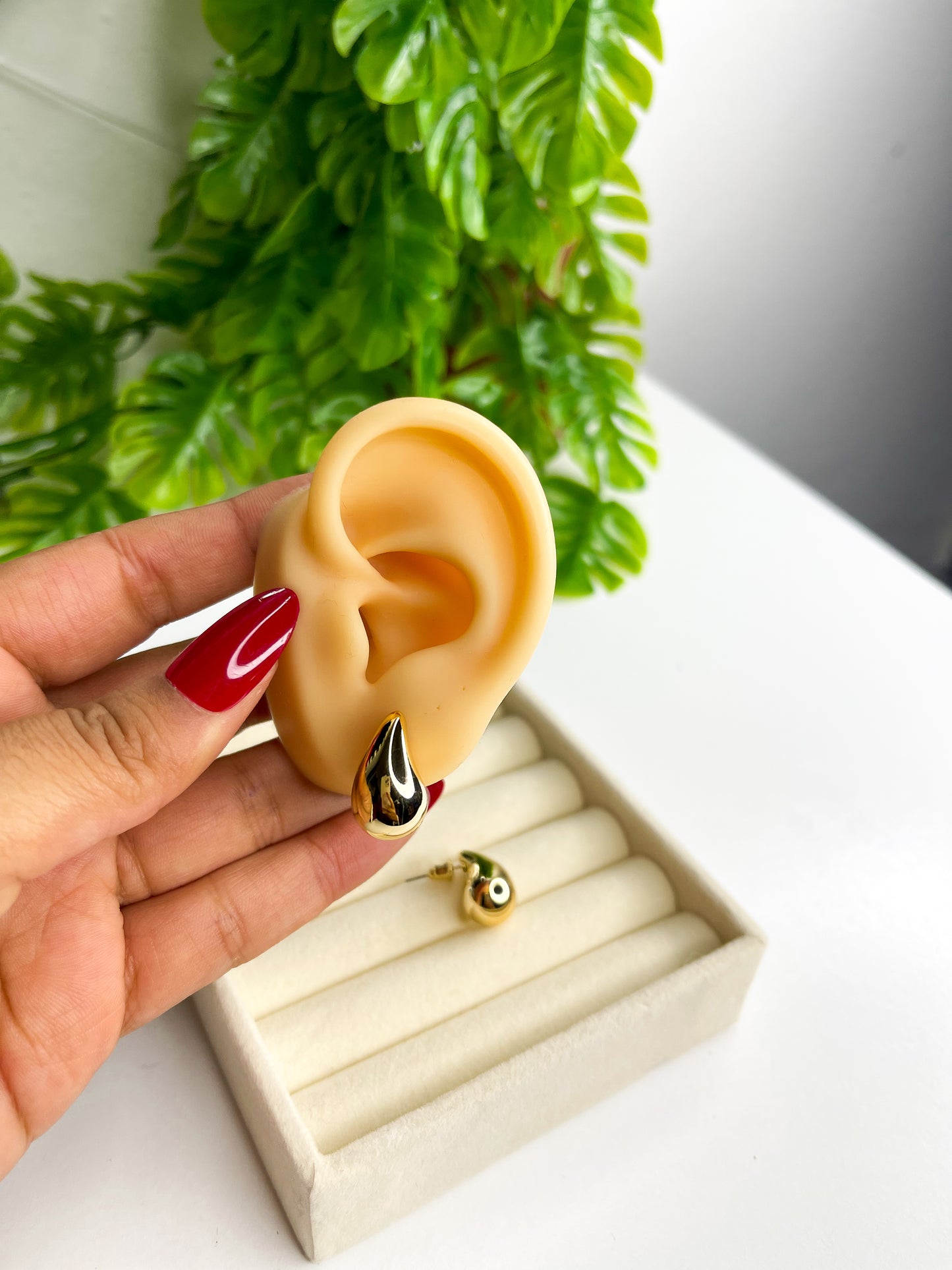 Brinco gota 2,7cm - Aço Inoxidável