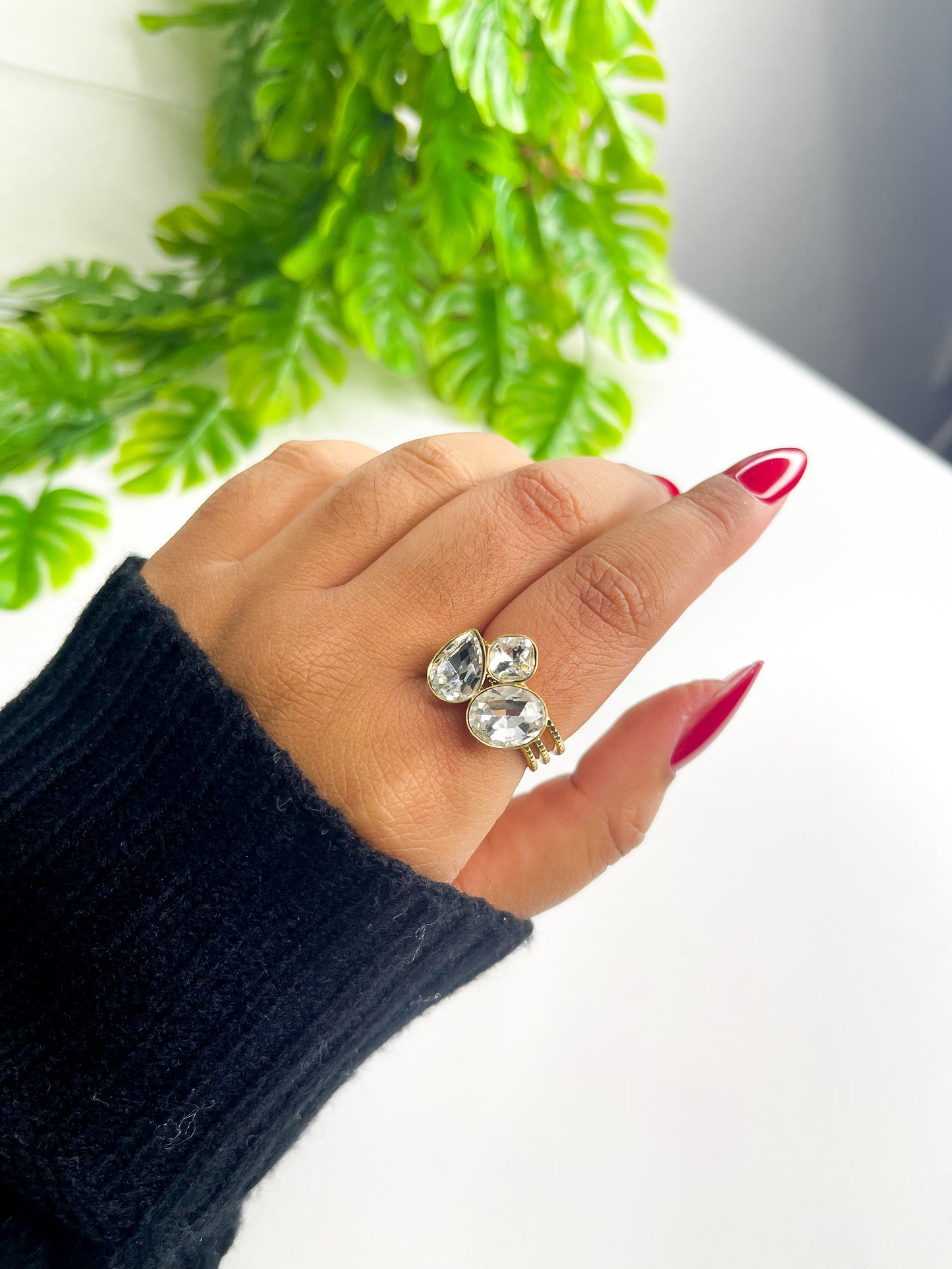 Anel Ajustável Virgínia - Aço Inoxidável